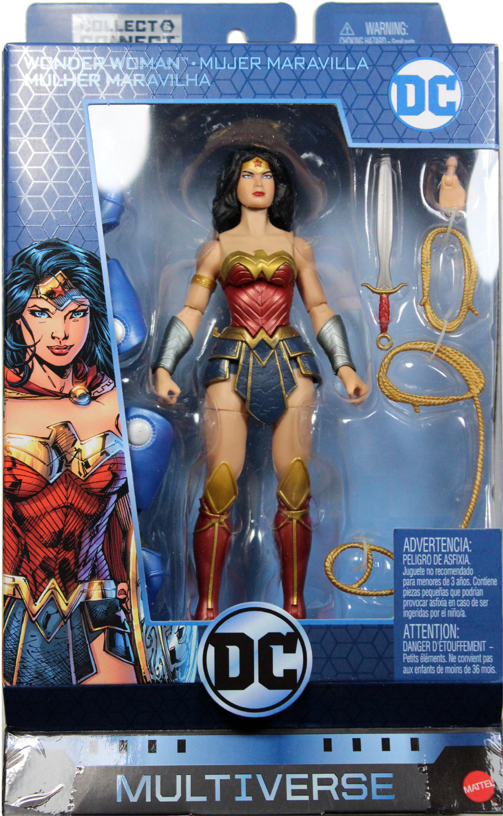 DC Multiverse ~ 6&Prime; REBIRTH WONDER WOMAN (SERIES 9) ACTION FIGURE ~ Mattel