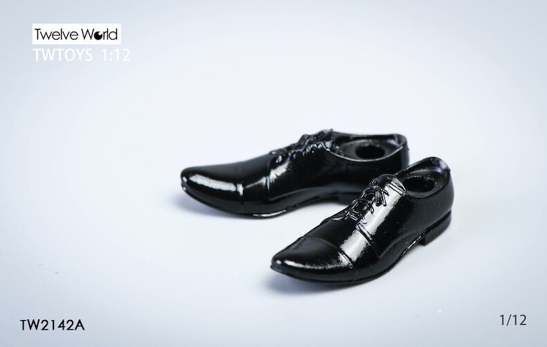 TW2142A: 1/12 TWTOYS Black Dress Shoes fit 6 » Crazy Figure MixMax TBLeague Body