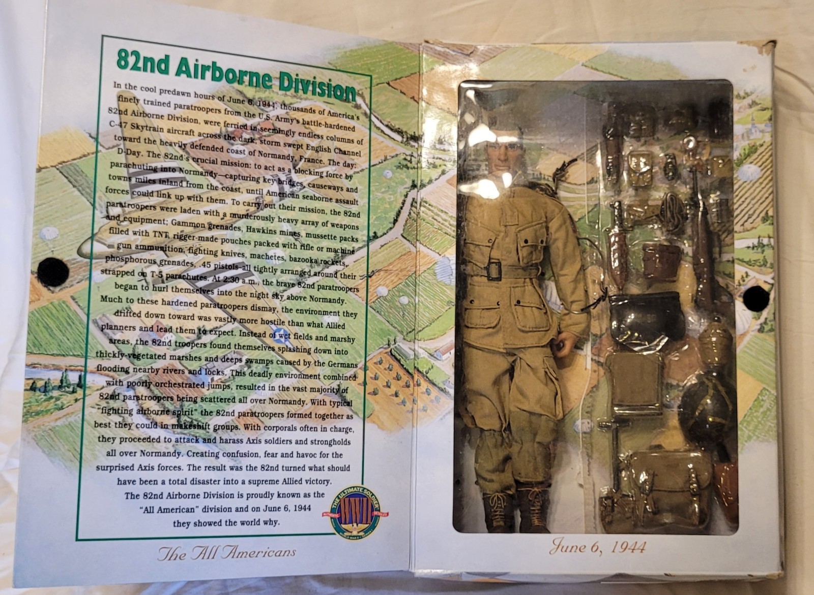 Ultimate Soldier 82nd Airborne Division D-Day 12&Prime; Figure (21st Century Toys)
