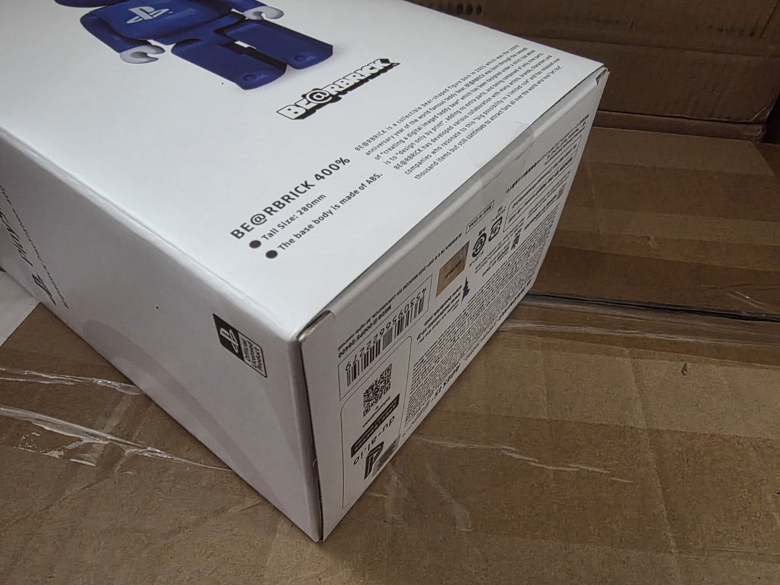 Medicom Toy Bearbrick PLAYSTATION BLUE 400% Sony Limited US SELLER