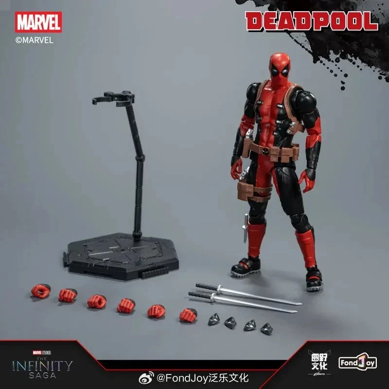 FONDJOY 1/12 Deadpool Infinity Saga Wade Wilson Ryan Reynolds 6&Prime; Action Figure