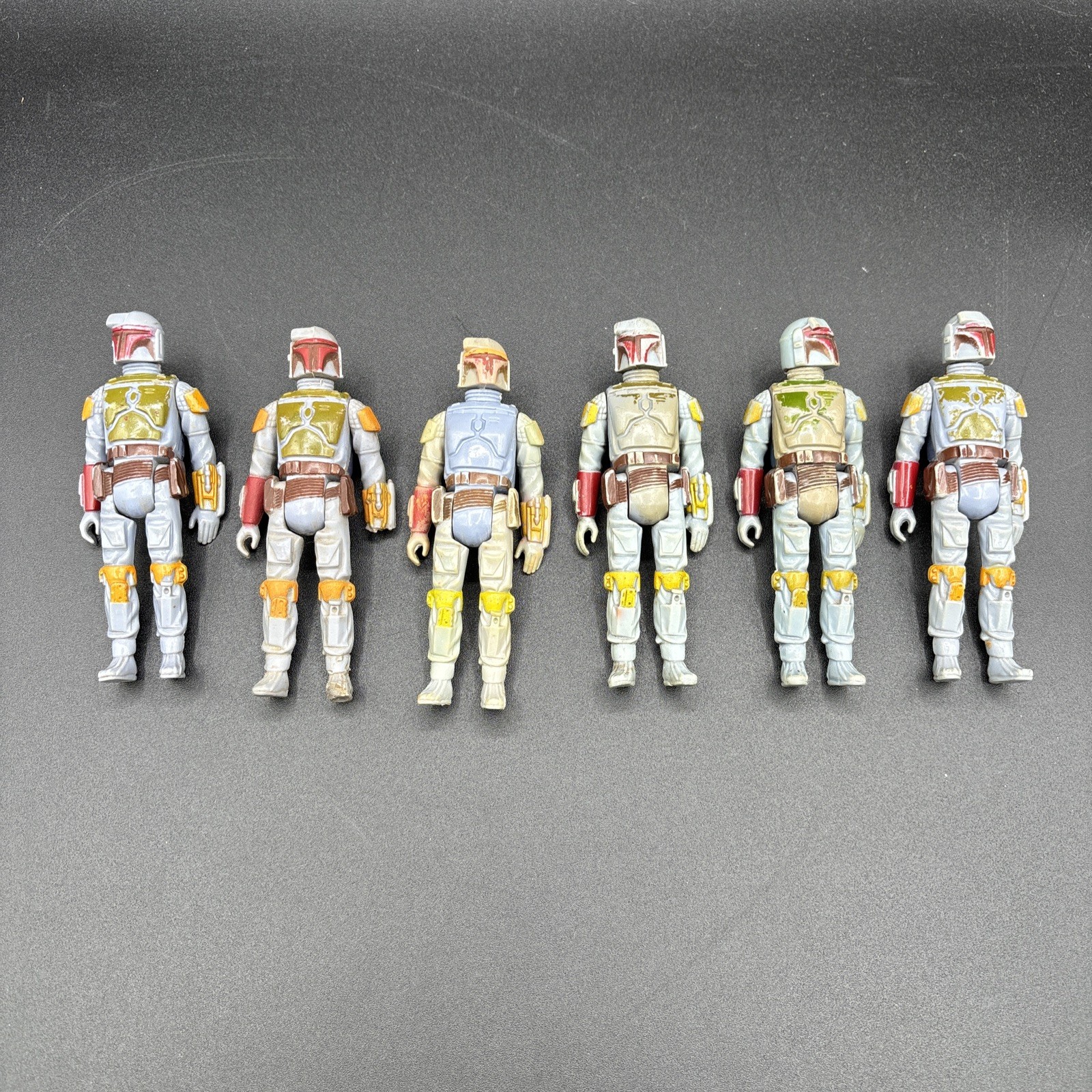 Vintage Star Wars Kenner BOBA FETT 1979 Action Figure LOT 6 Hong Kong Loose Limb