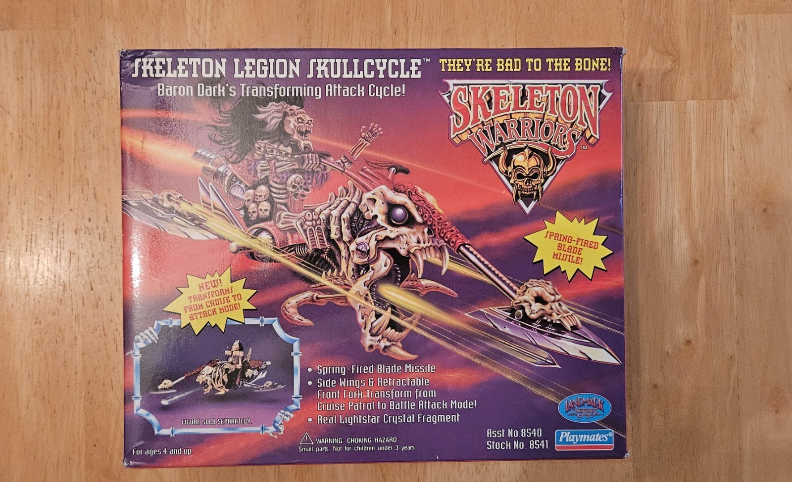 Skeleton Warriors Legion Skullcycle and Shriek Action Figure, new in sealed box