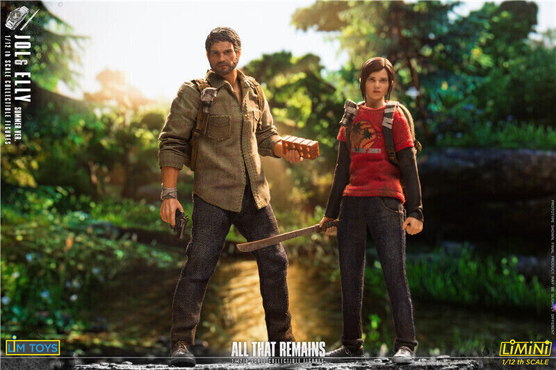 New LIMTOYS LMN006 1/12 The Last Survivor Joel & Ellie Double Figure in stock
