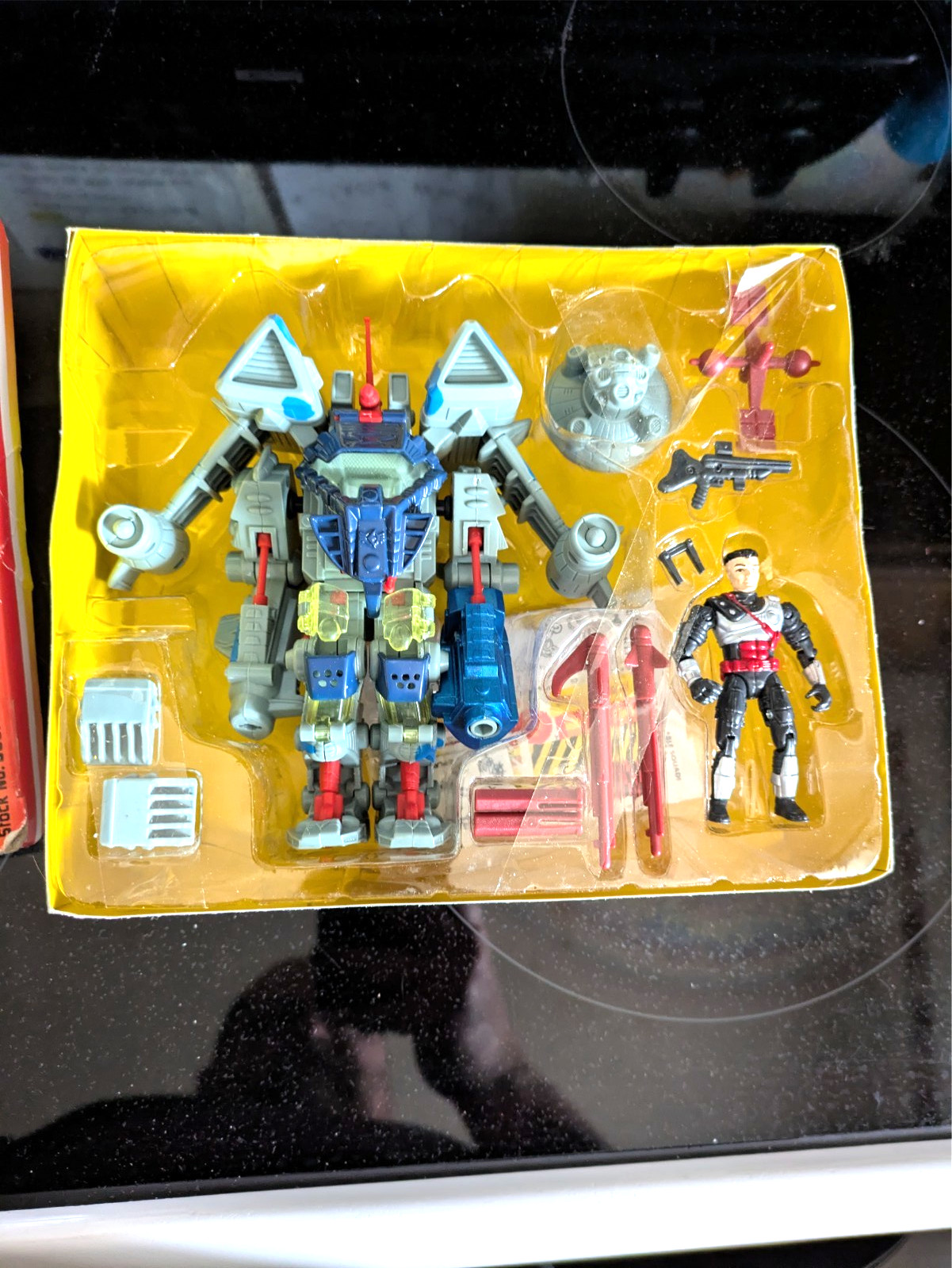 Exosquad JT Marsh Deep Space E-Frame Action Figure Box 1995 NEW OPEN BOX