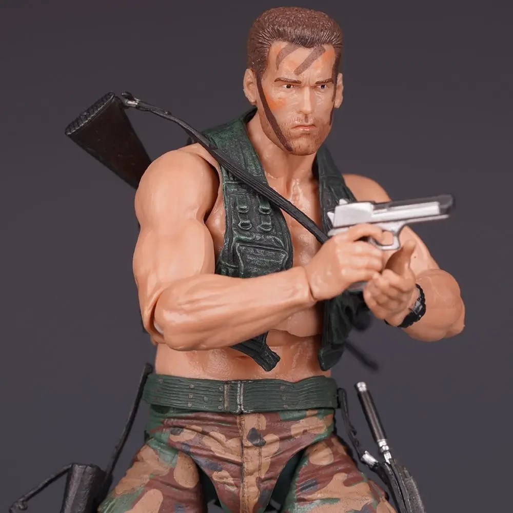 NECA Predator Jungle Extraction Dutch Arnold Schwarzenegger 7&Prime; Action Figure