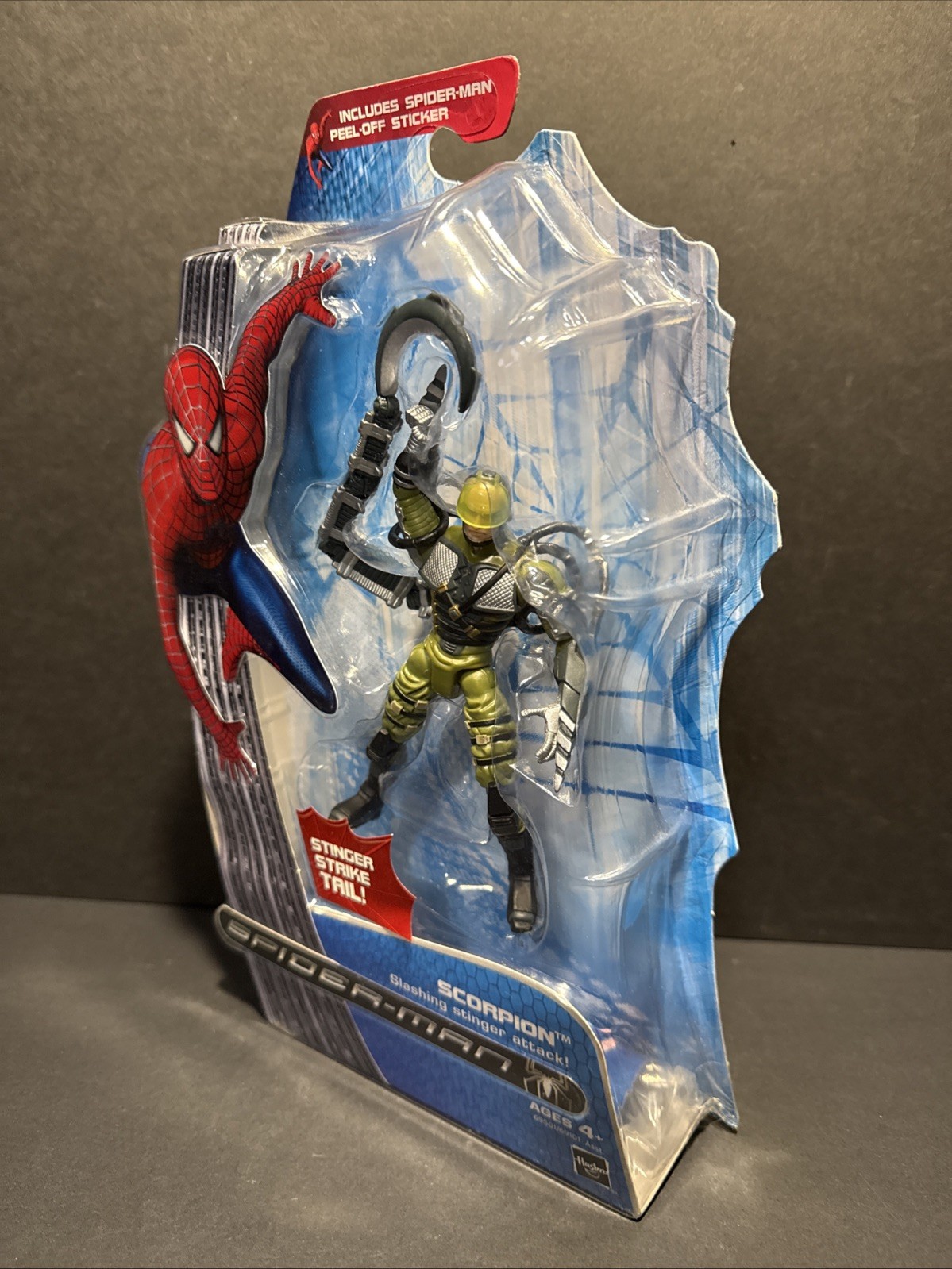 Spider-Man Scorpion with Stinger Strike Tail Action Figure Hasbro 2007