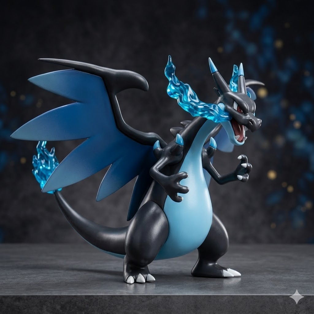 Charizard Mega X Collectible Display Anime Model Figure