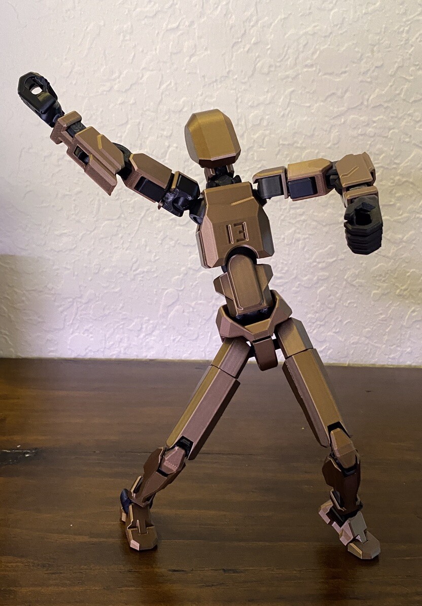 Dummy 13 COPPER BROWN Posable Action Figure Articulated Mannequin – Set Of 3