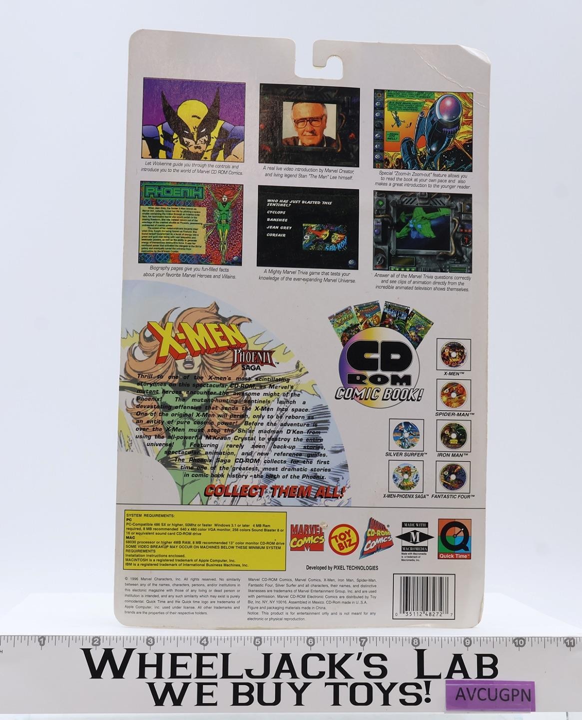 Wolverine X-Men The Phoenix Saga Interactive Toybiz CD-ROM Comic Book NEW SEALED