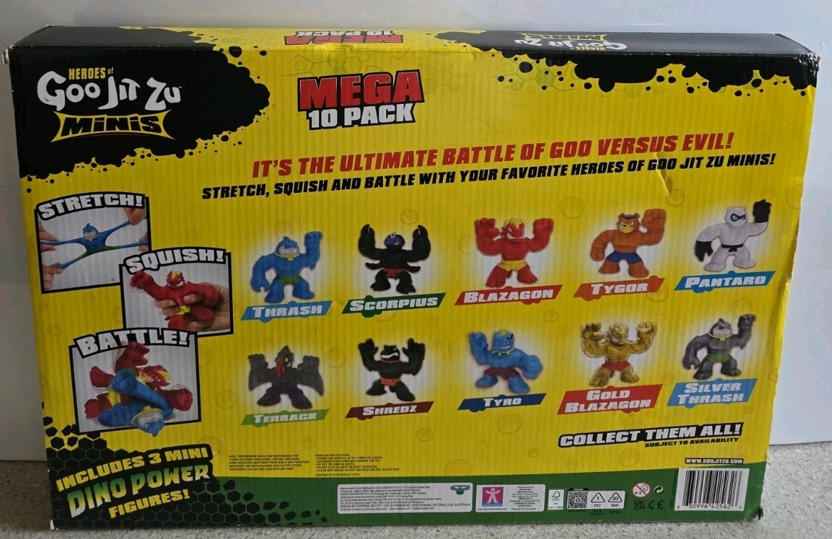 Goo Jit Zu Minis Mega 10 Pack