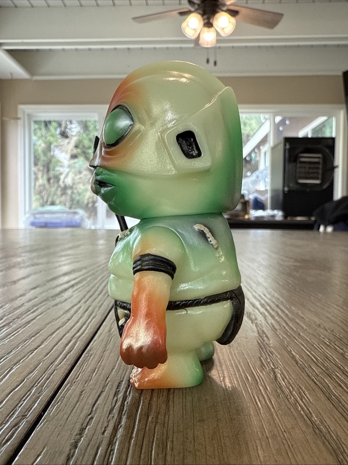 Sofubi Soft Vinyl Atomica Exotica Glowing Head Designer Art Medicom Kaiju Toy
