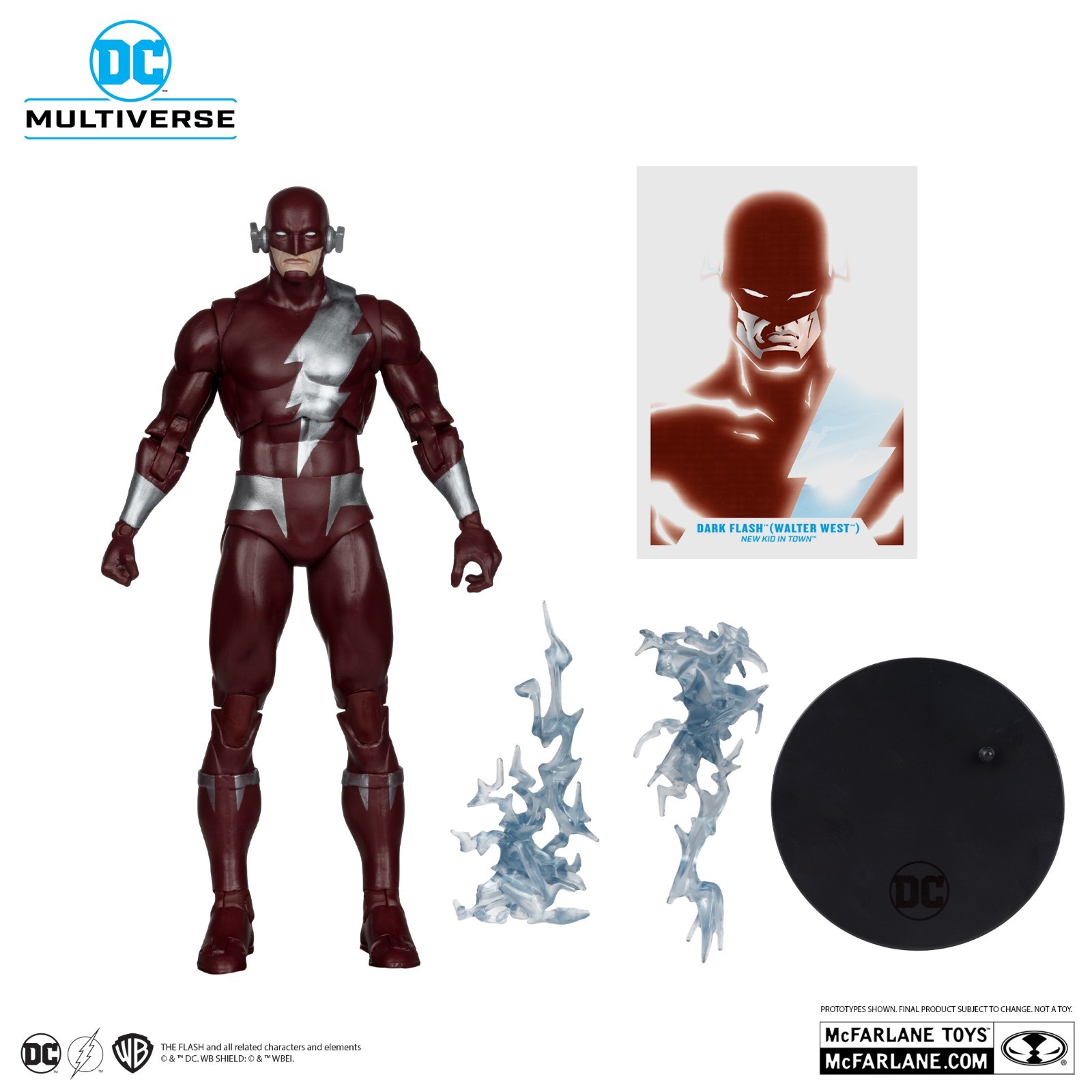 4x McFarlane DC Flash: 123 Jay Garrick CHASE Page Punch & Platinum, Dark, Wally