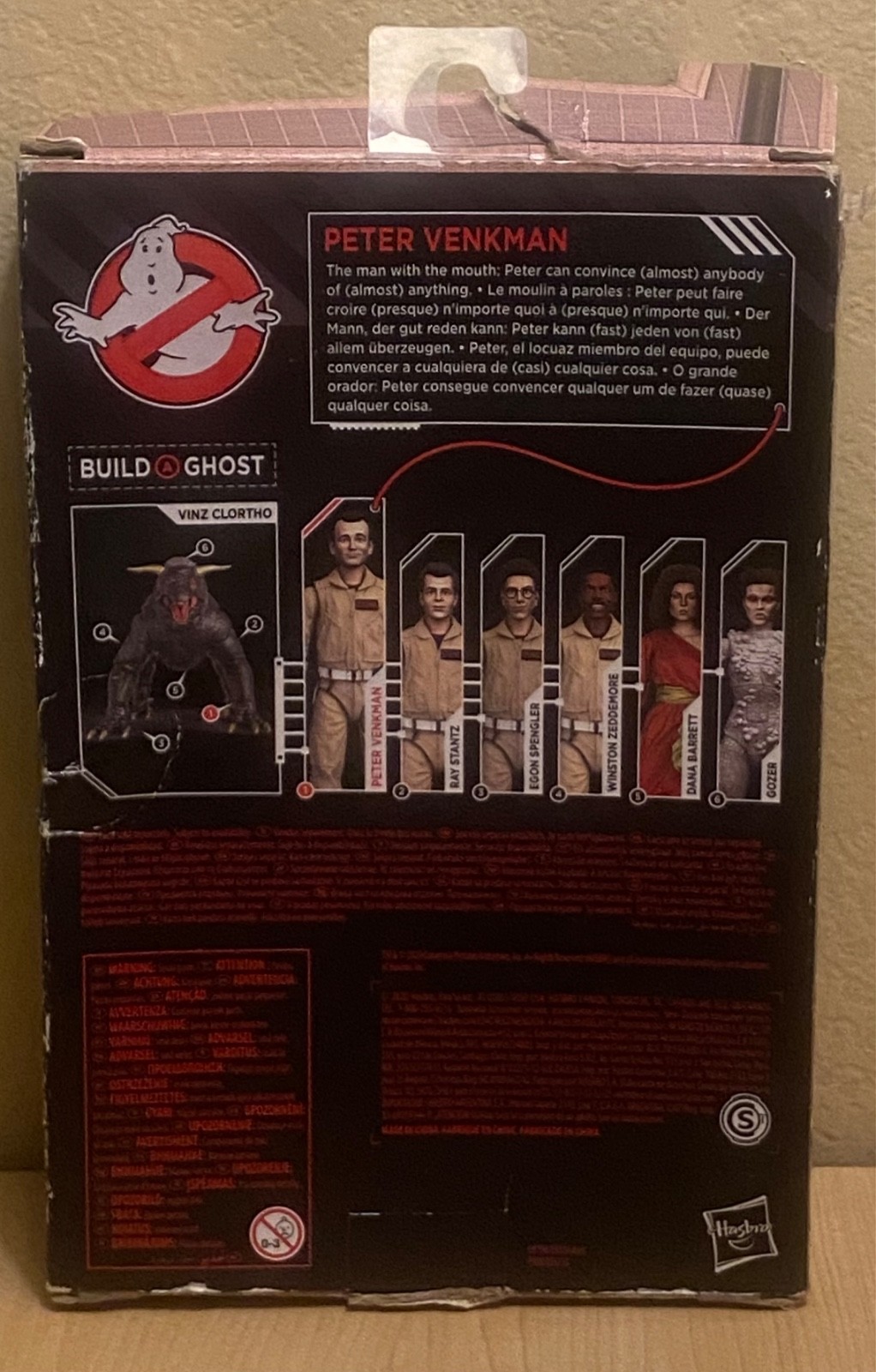 2020 Hasbro GHOSTBUSTERS DR. PETER VENKMAN Plasma Series New in Open Damaged box