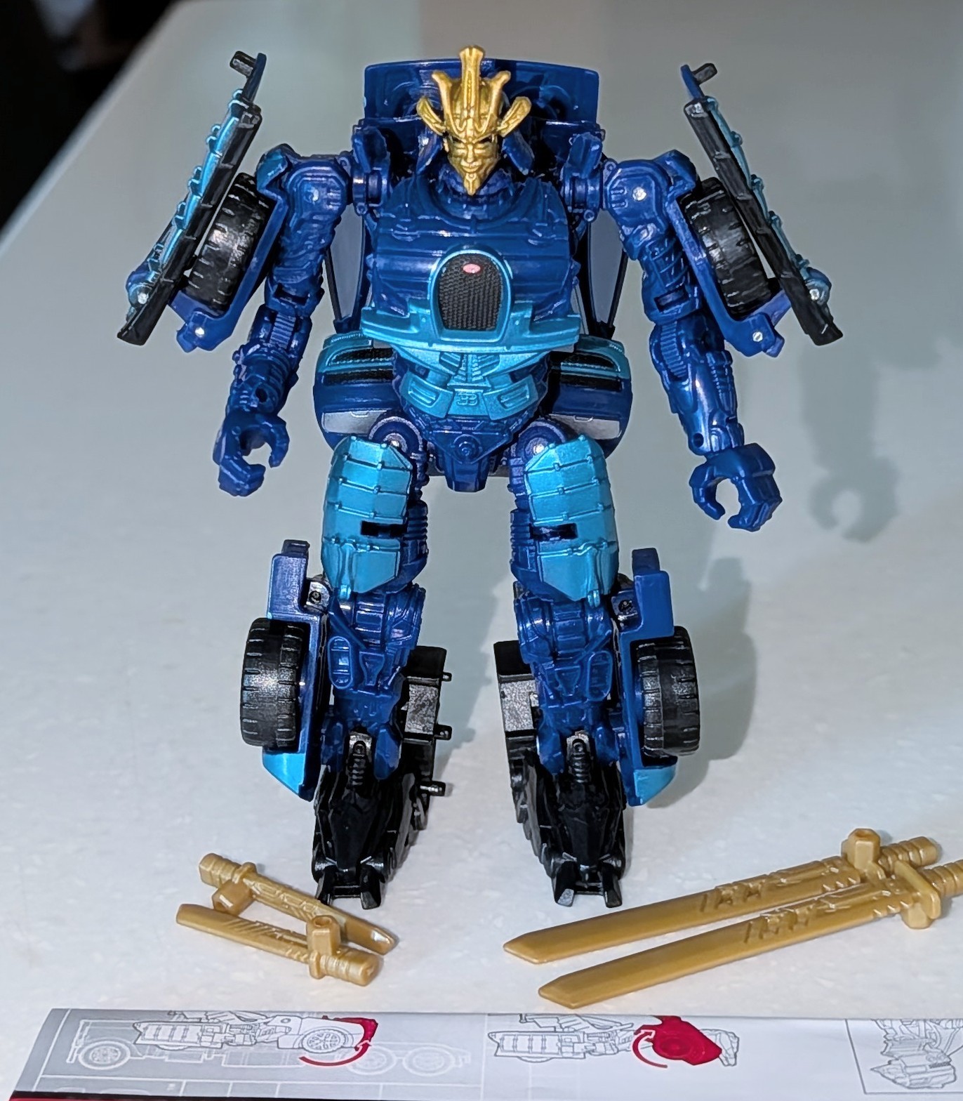 Transformers Age of Extinction Drift complete Deluxe Aoe Movie w Manual