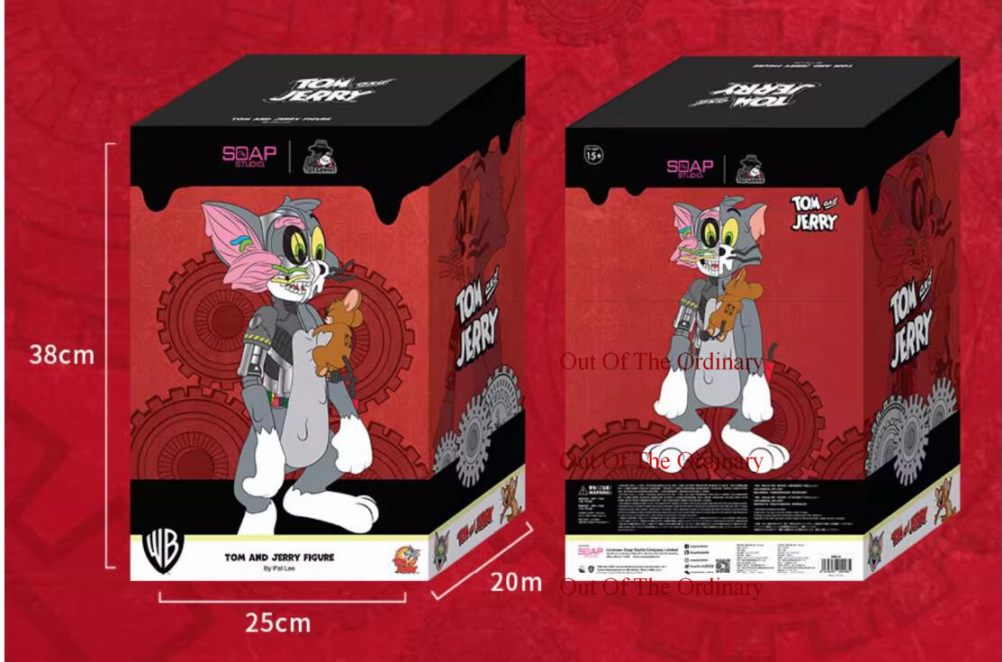 Soap Studio Mechanical Cat & Mouse Figures Limited Models Fashion Toys 30cmH