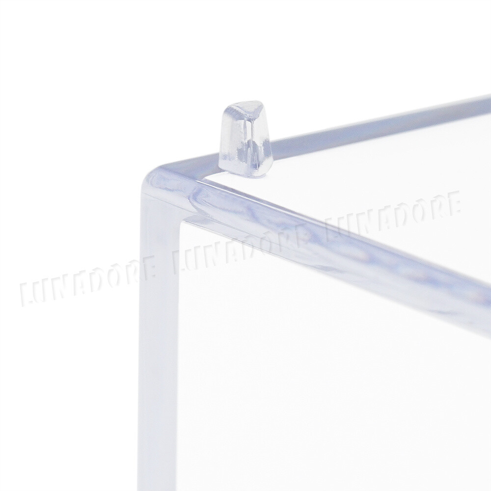 US Clear Acrylic Plastic Display Case Perspex Box Dustproof Protection Cube 10cm