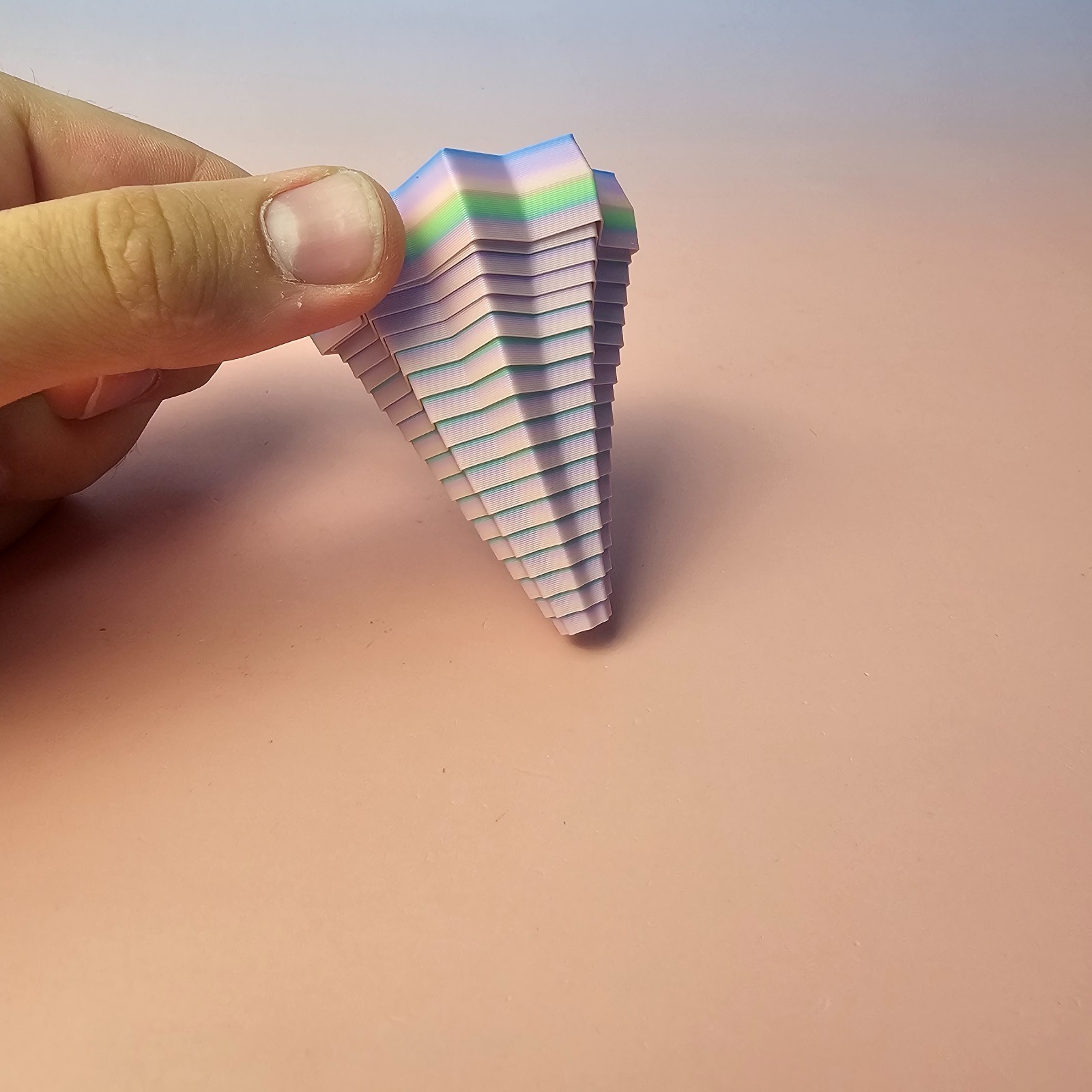 Fidget Star 3D Printed
