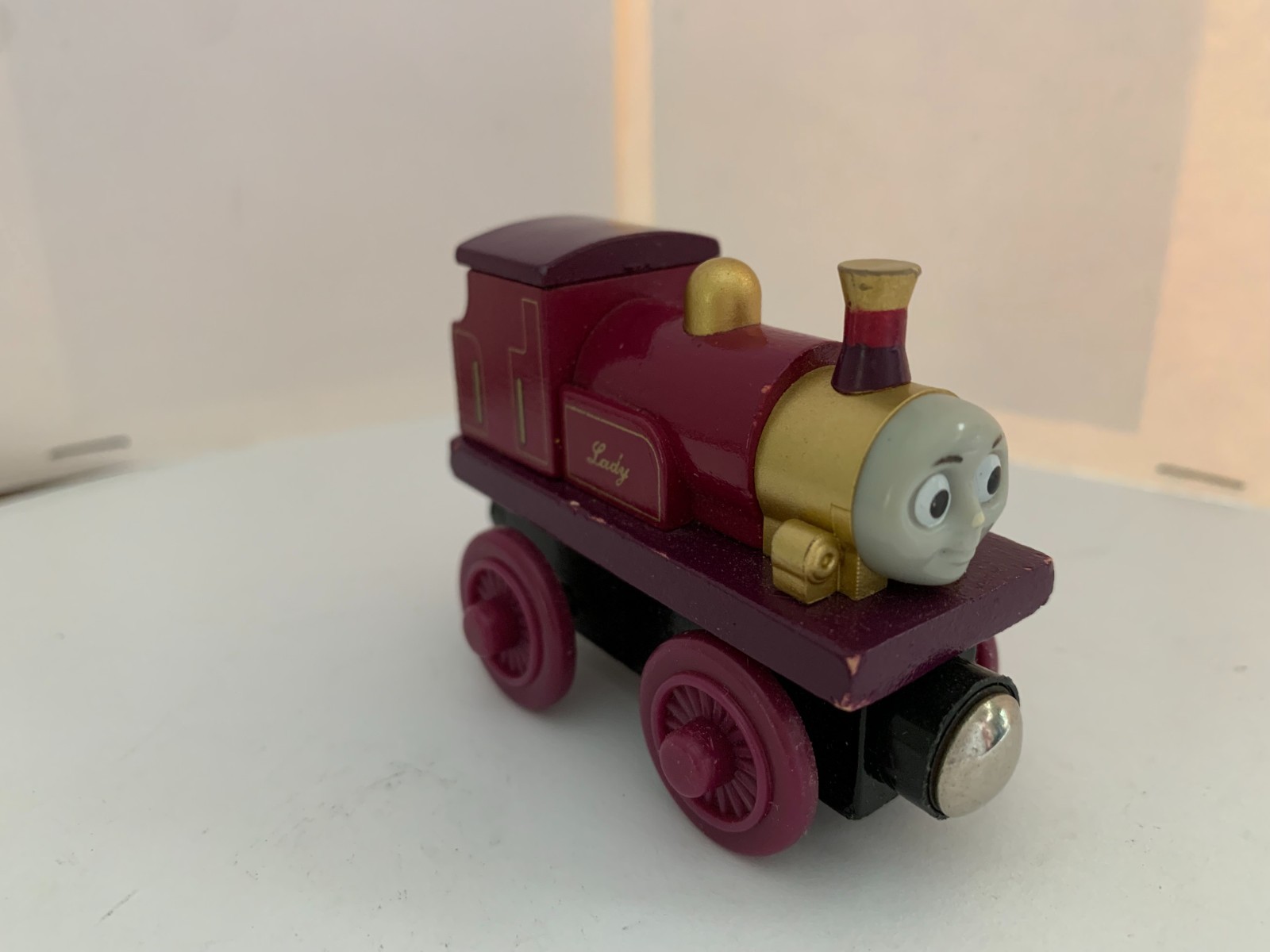 LADY Thomas & Friends Wooden Railway Train Engine VGUC 2003