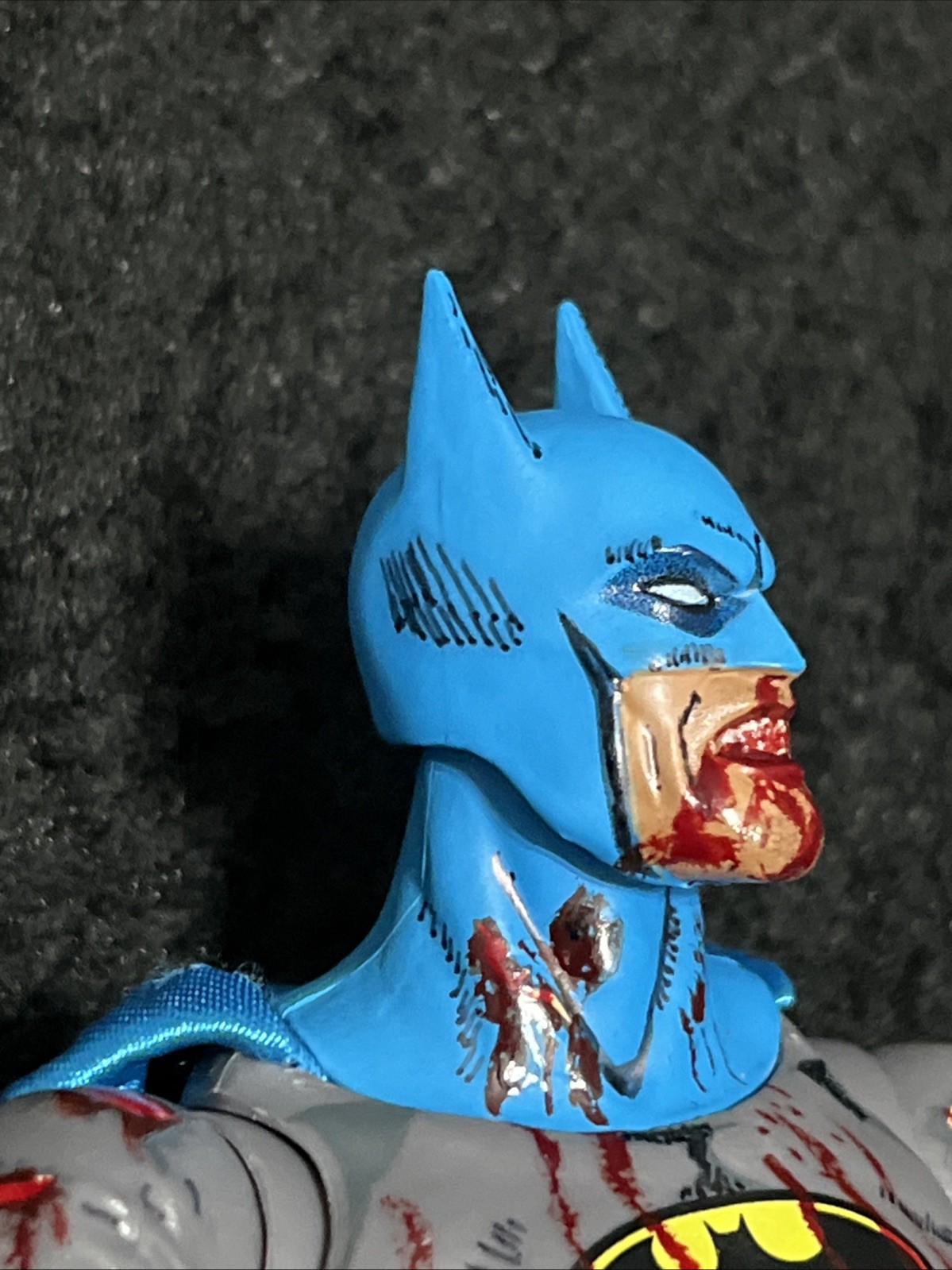 Batman: Knightfall DC Multiverse battle Damage Custom Paint