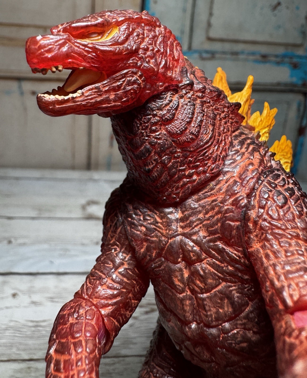 NECA Burning Godzilla V2 King of The Monsters 12&Prime; Large Action Figure 2019 RARE