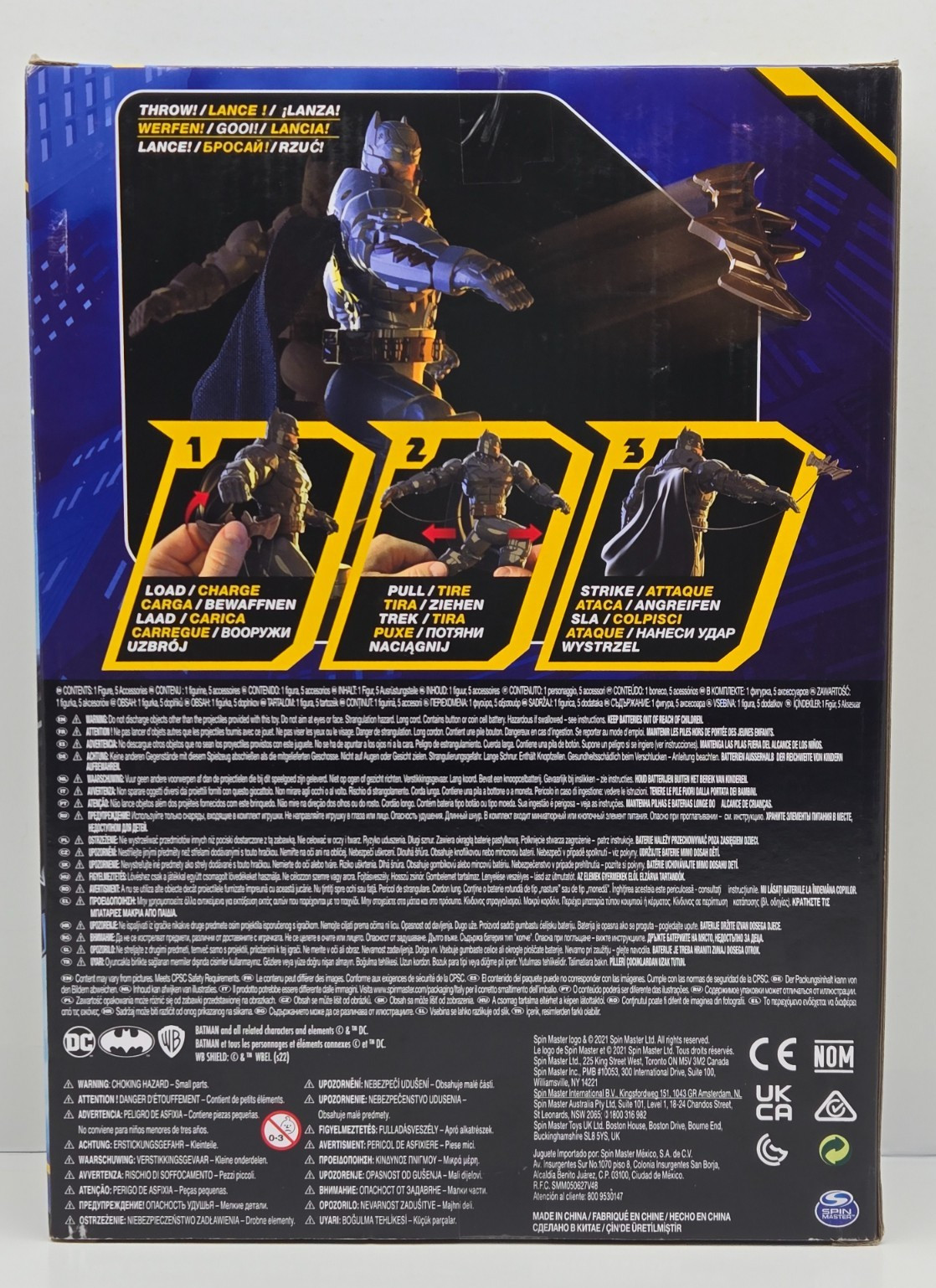 Spin Master Battle Strike Batman Figure DC NIB