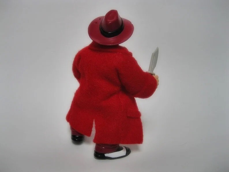 Custom Playmates Dick Tracy 5 Jacket Trench Coat LOT SET no figure big boy brow