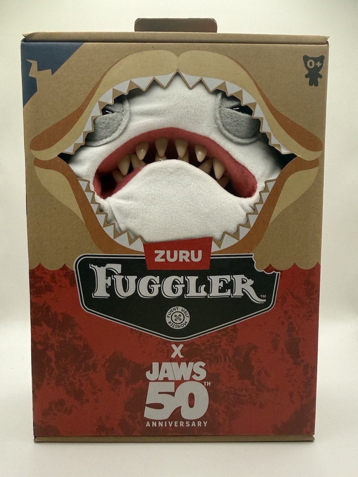 Zuru Fuggler X Jaws 50th Anniversary Funny Ugly Monster Plush Toy For Ages 3+