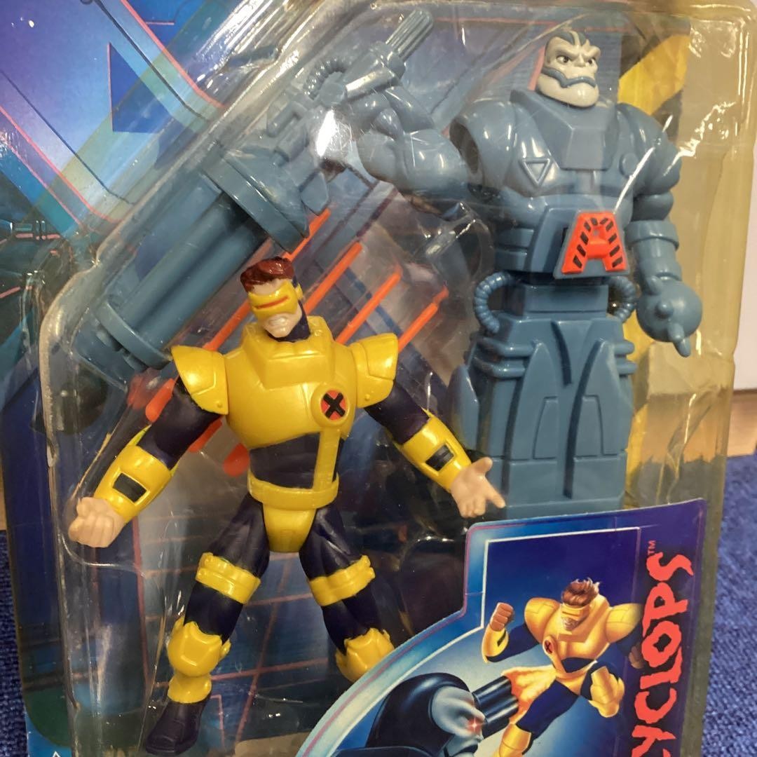 Marvel X-Men Cyclops Robot Figure Factory Sealed Damaged Box Collectible