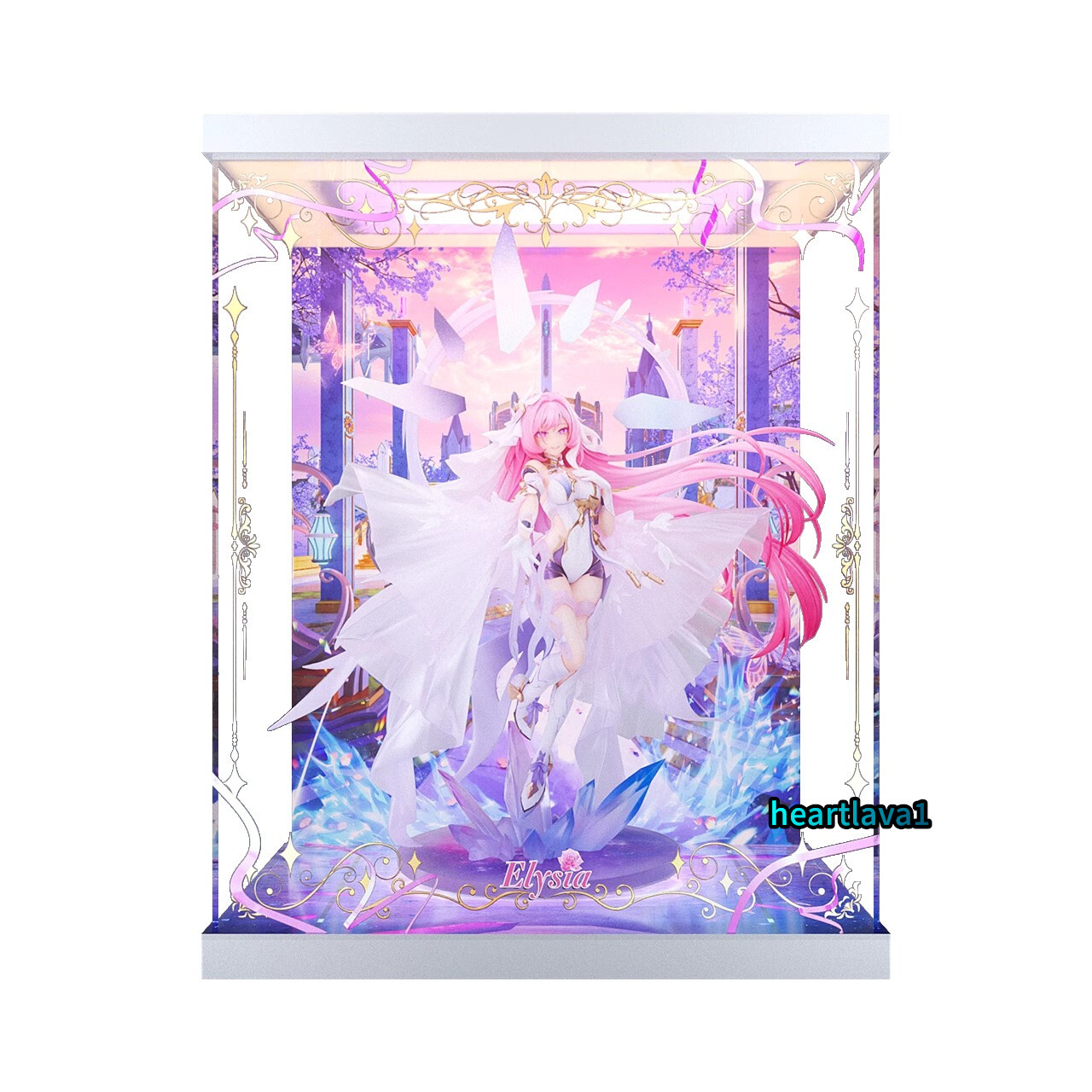 Dustproof Acrylic Display Box Case for Honkai Impact 3 1/7 Elysia Model