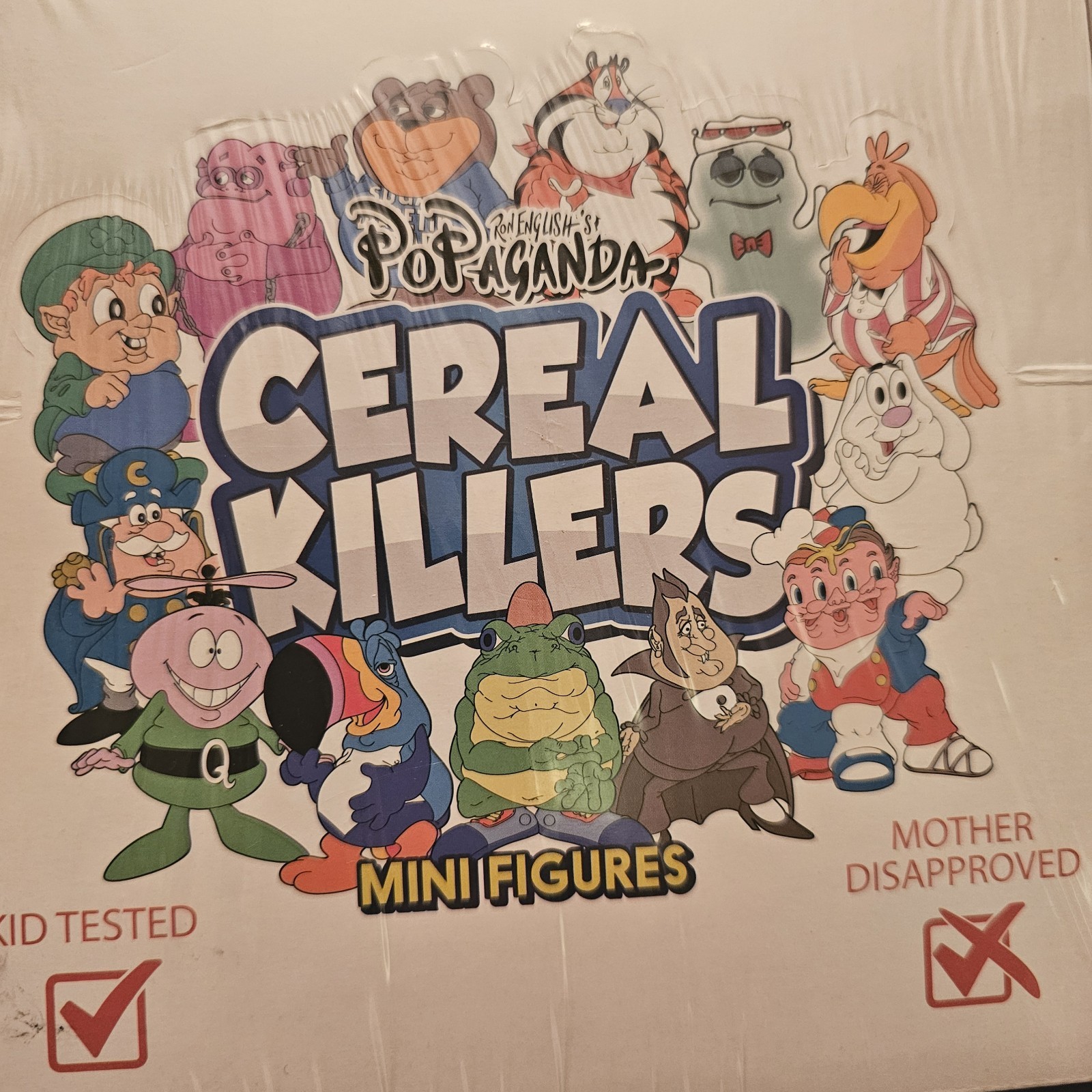 Cereal Killers COMPLETE SET Full Case 12 Vinyl Figures 3” Popaganda Ron English