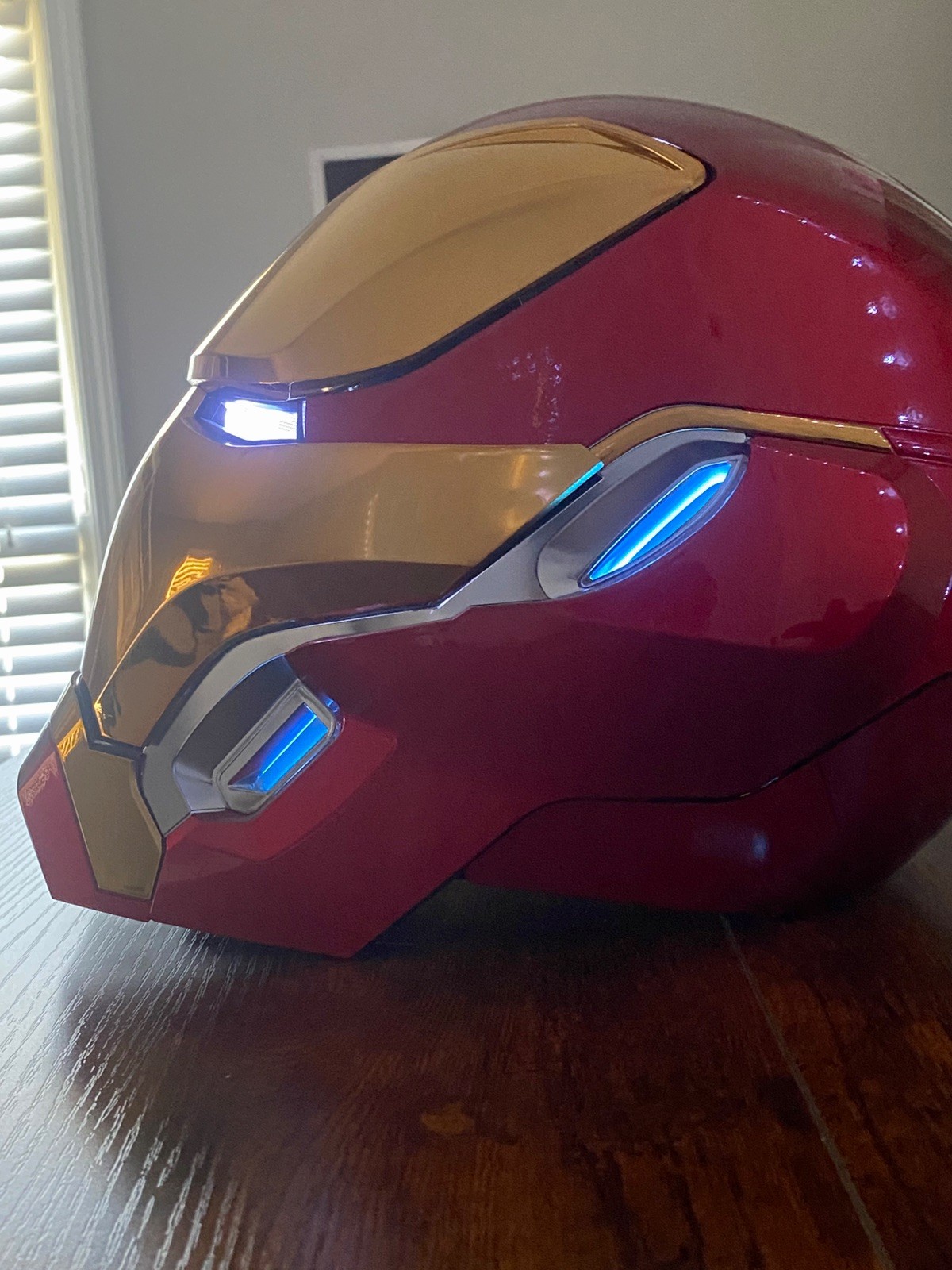 Friday IronMan Mk50 Helmet 1/1 Wearable Remote Touch Voice Control Gift Used