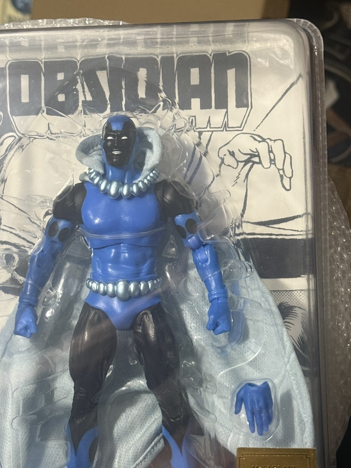 Mcfarlane DC Multiverse Obsidian (Infinity Inc #16) w Lithograph Gold Label New