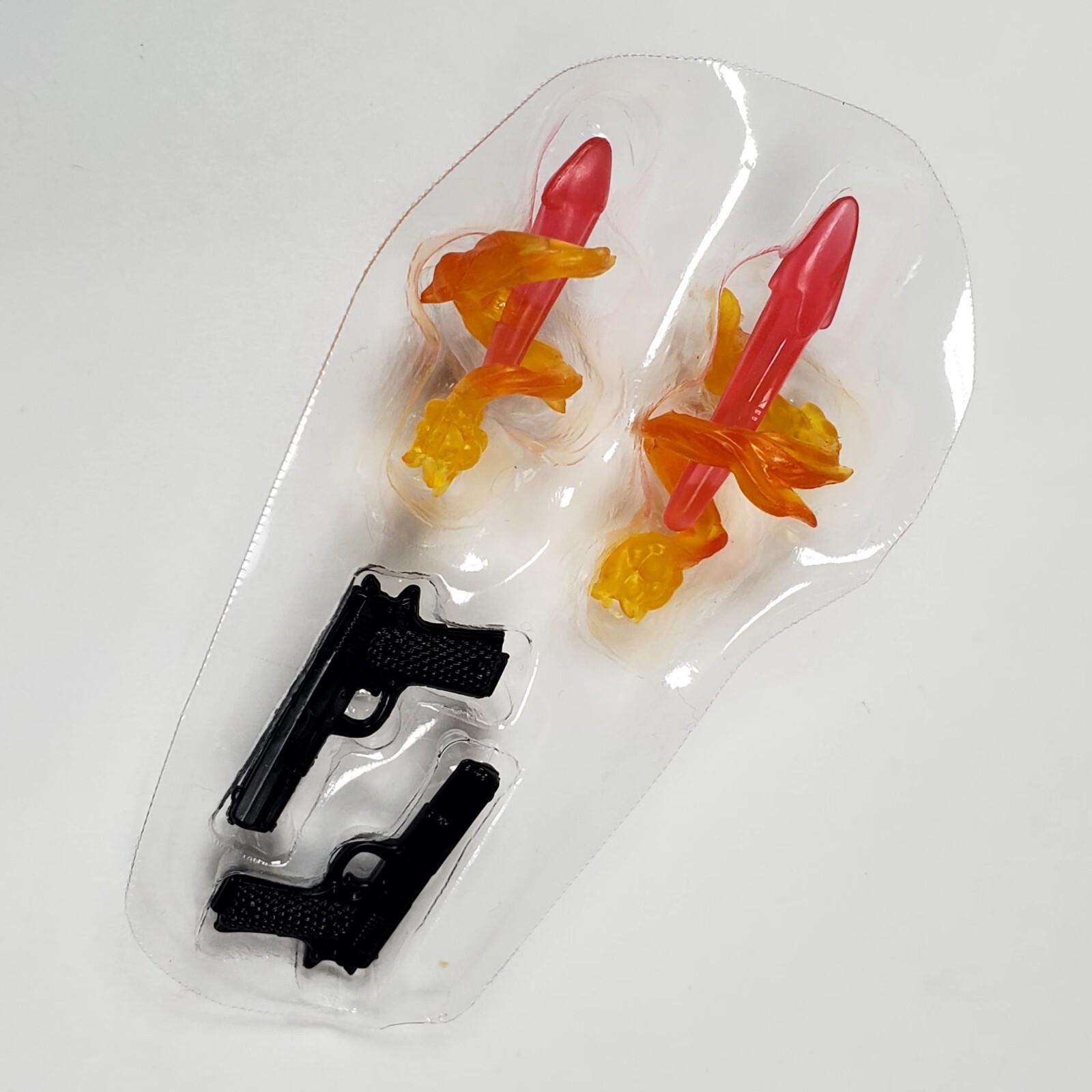 MARVEL LEGENDS PISTOLS HANDGUN 4pc SET PARTS ONLY KITBASH CUSTOM FIGURE MINTY
