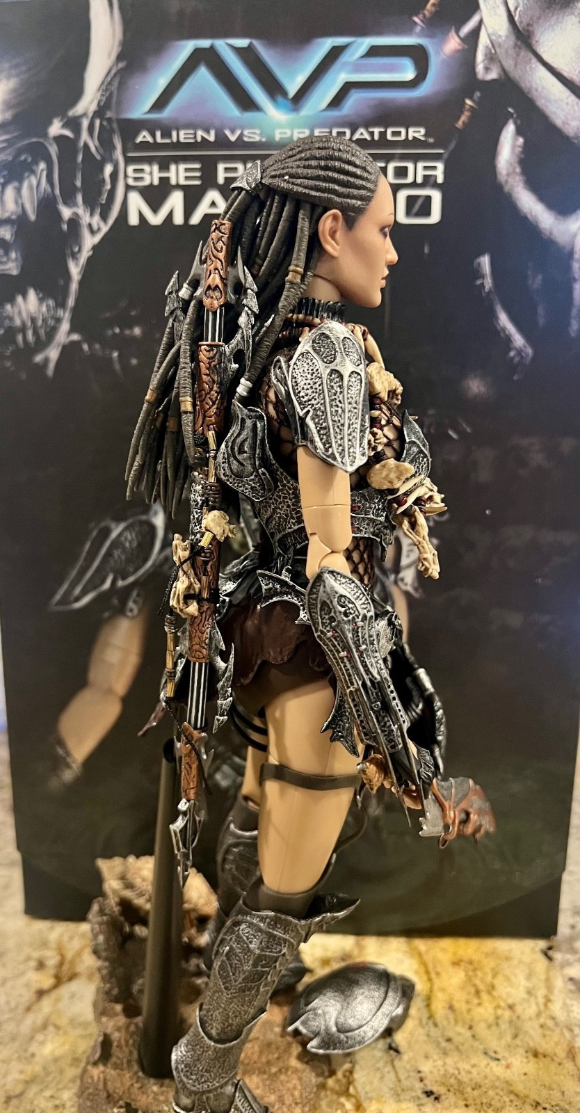 2008 AVP Alien Vs. Predator She Predator Machiko Hot Toys Hot Angel Rare