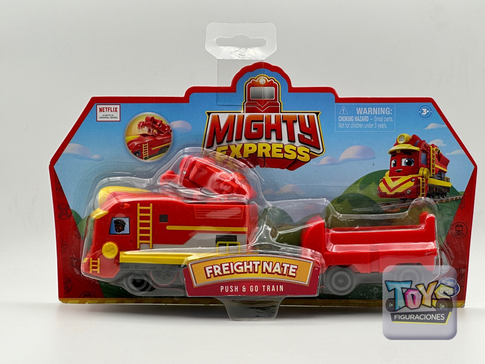 NEW Mighty Express Freight Nate & Cargo Car Train Push/Go Netflix Series 2022