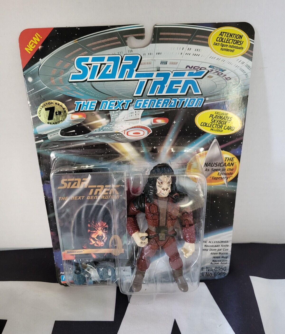 The Nasuicaan 1994 7th CS The Next Generation STAR TREK Playmates NEW MOC