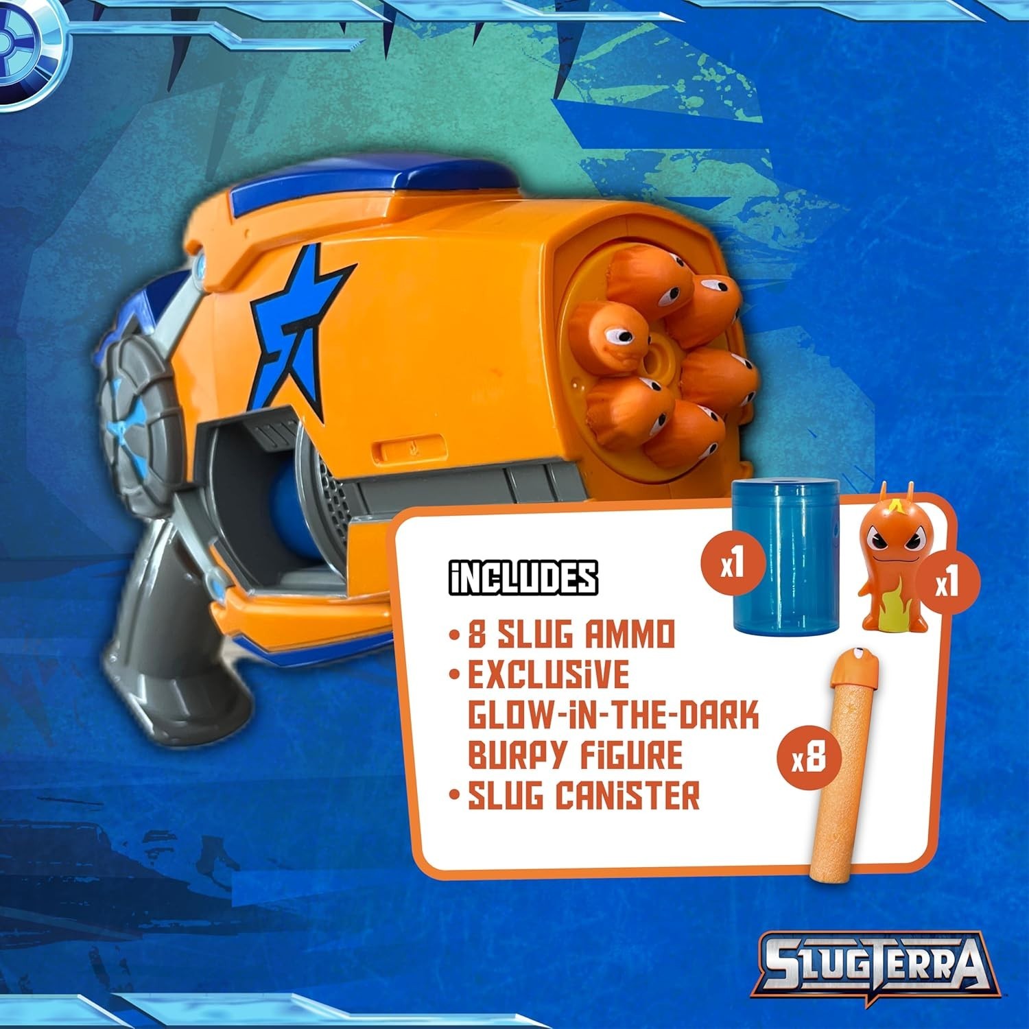 Eli Shane&rsquo;s Thrilling Rapid Fire Blaster – Launch Slug Ammo 30 Feet, Fun for All
