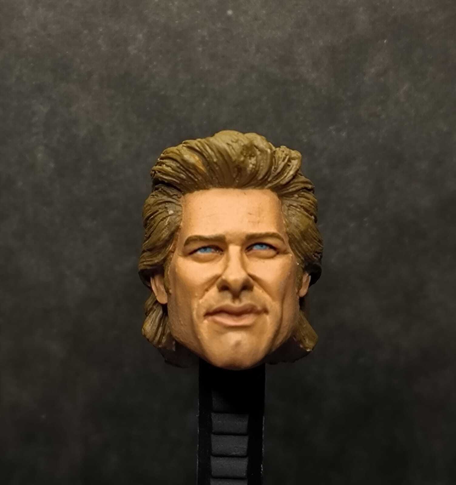 202 KURT RUSSELL – JACK BURTON TROUBLEMAKER custom HEADCAST for ACTION FIGURE