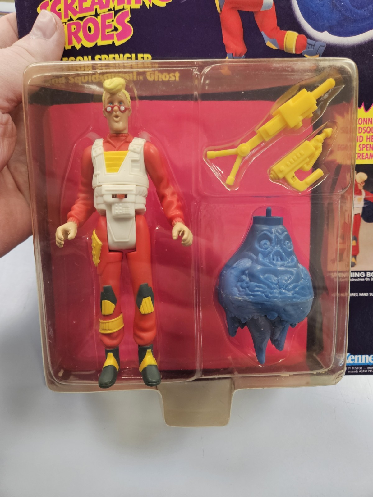 Kenner 1986 The Real Ghostbusters Screaming Heroes Egon Spengler And Ghost MOC