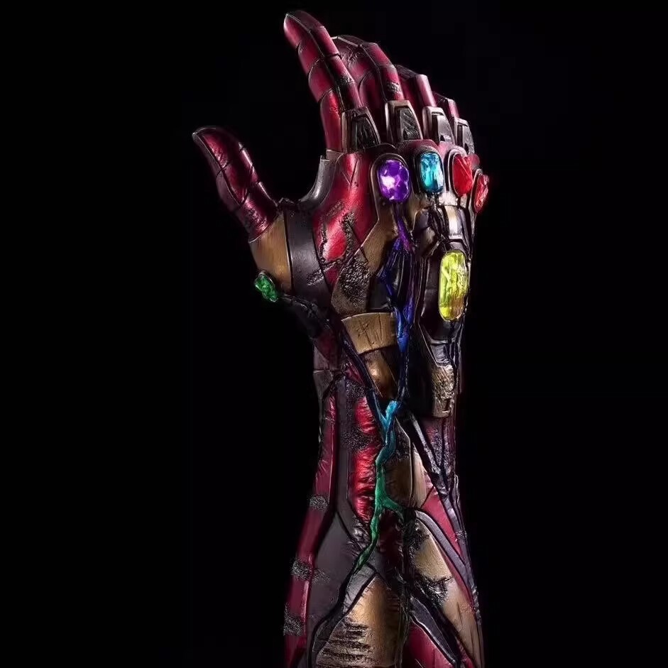 Avengers：Endgame MK85 IronMan Infinity Gauntlet 1:1 Luminous Glove Model Toy New