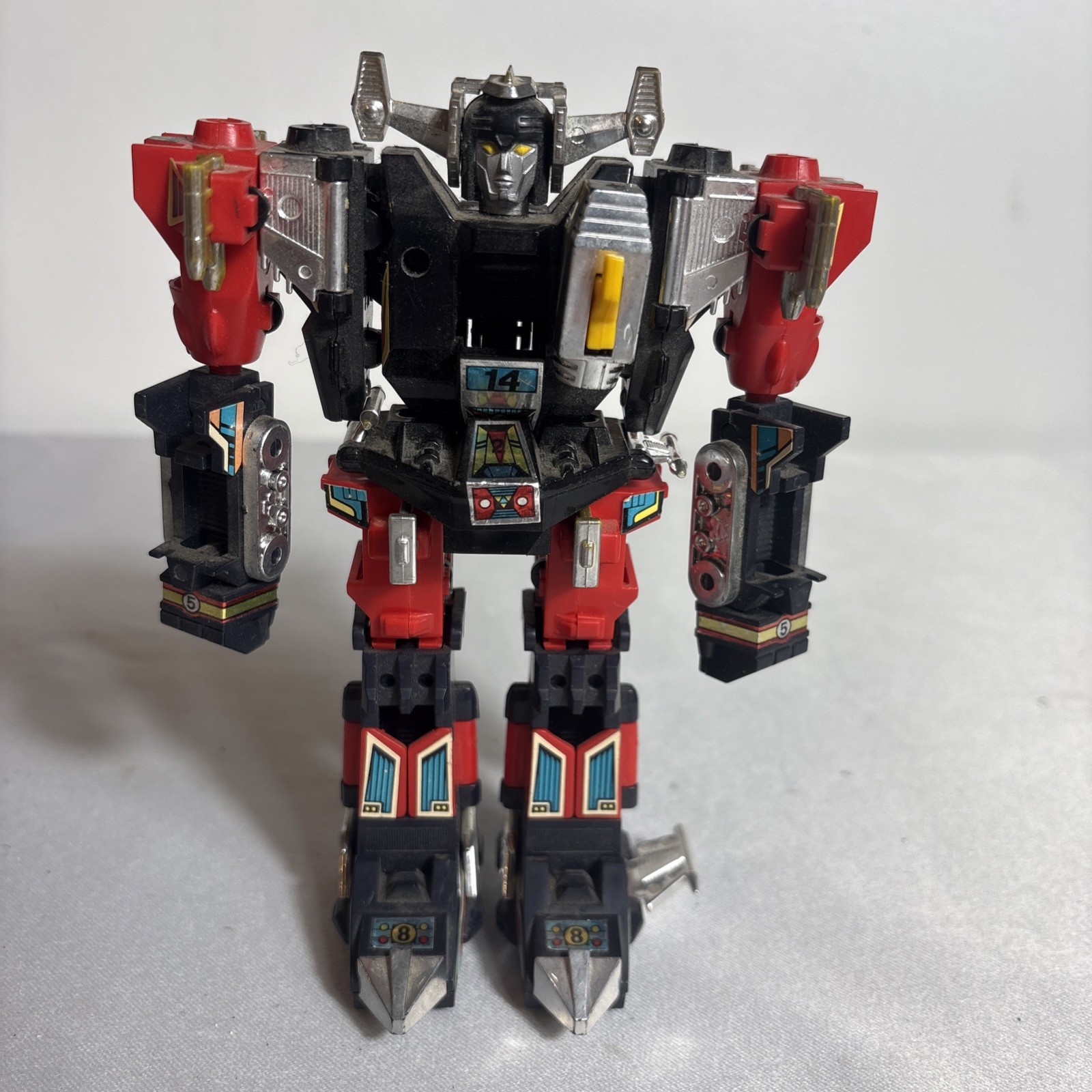 Takara Diakron Multi Force 14 Robot ALPHATRON Diaclone Convertors Incomplete