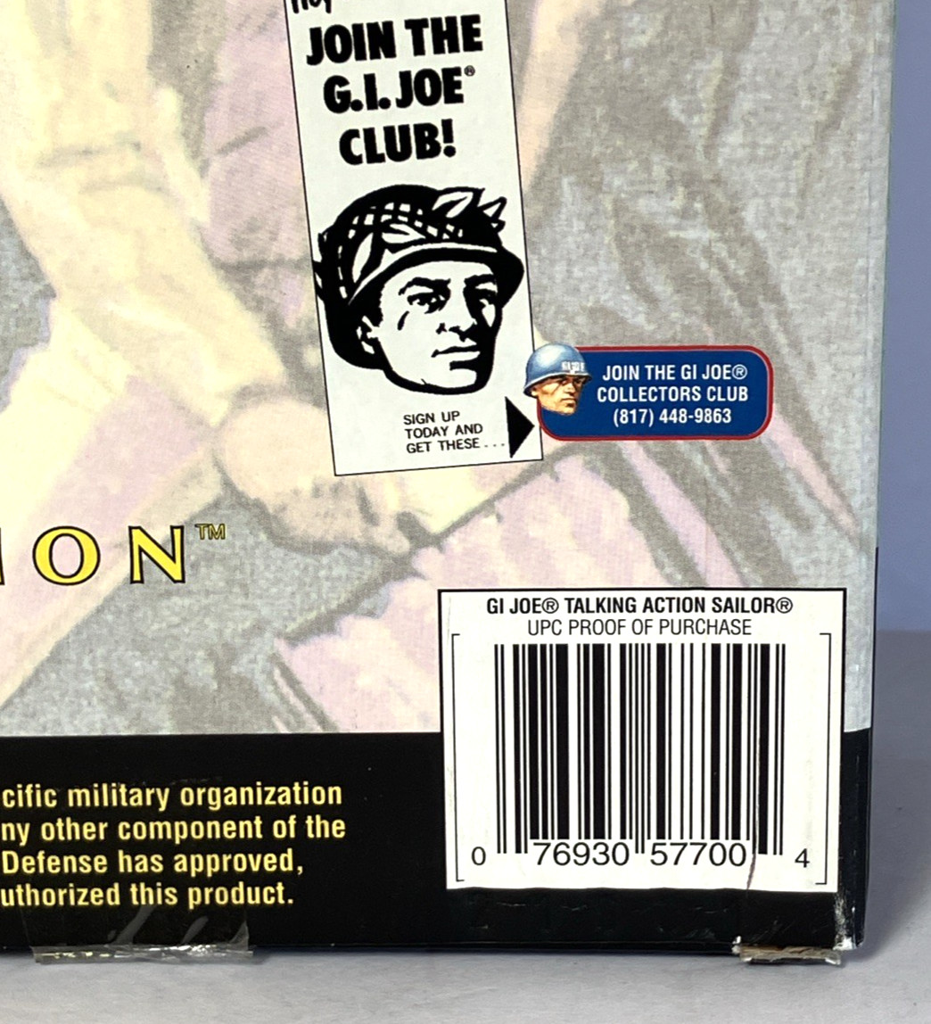 GI Joe Timeless Collection Talking Action Sailor 12” Figure NIB Factory Sealed