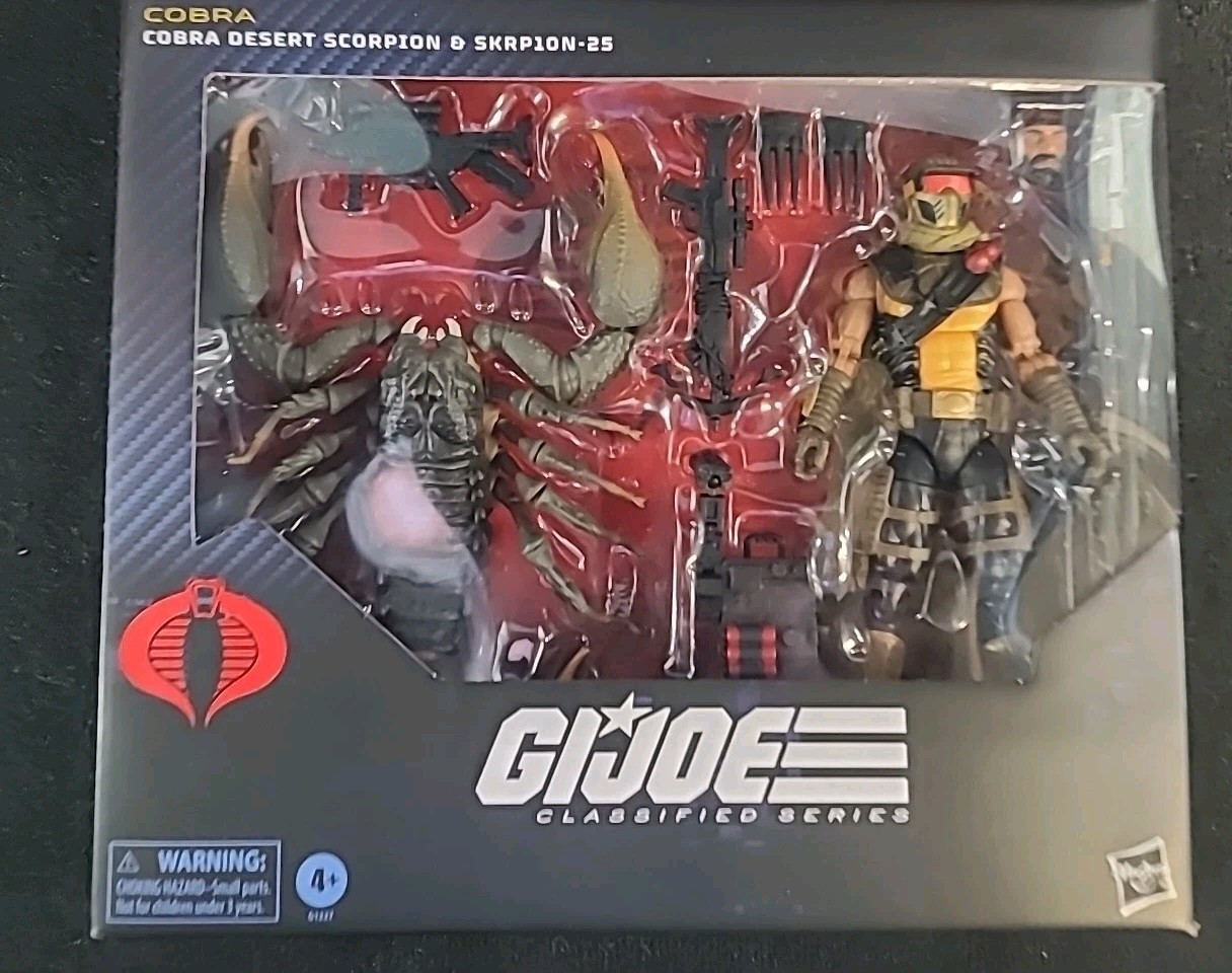 G.I. Joe Classified Series #180, Cobra Desert Scorpion & SKRP10N – 25 New in Box