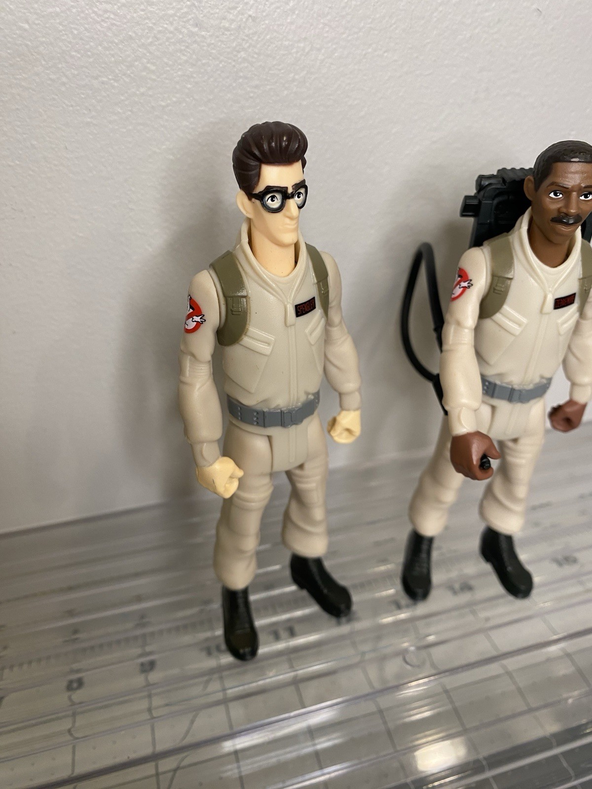 Ghostbusters Egon Spengler + Winston Zeddemore With Proton Pack Action Figures