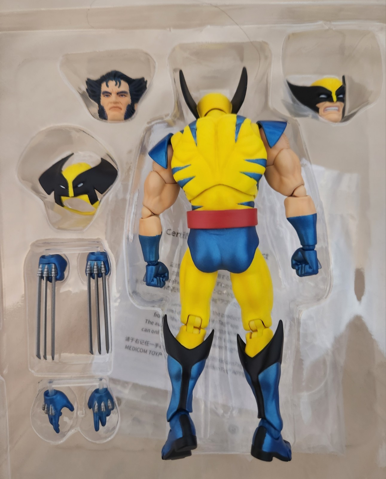 MAFEX No.96 Wolverine Comic Ver. X-Men Medicom Action Figure Opened Once!