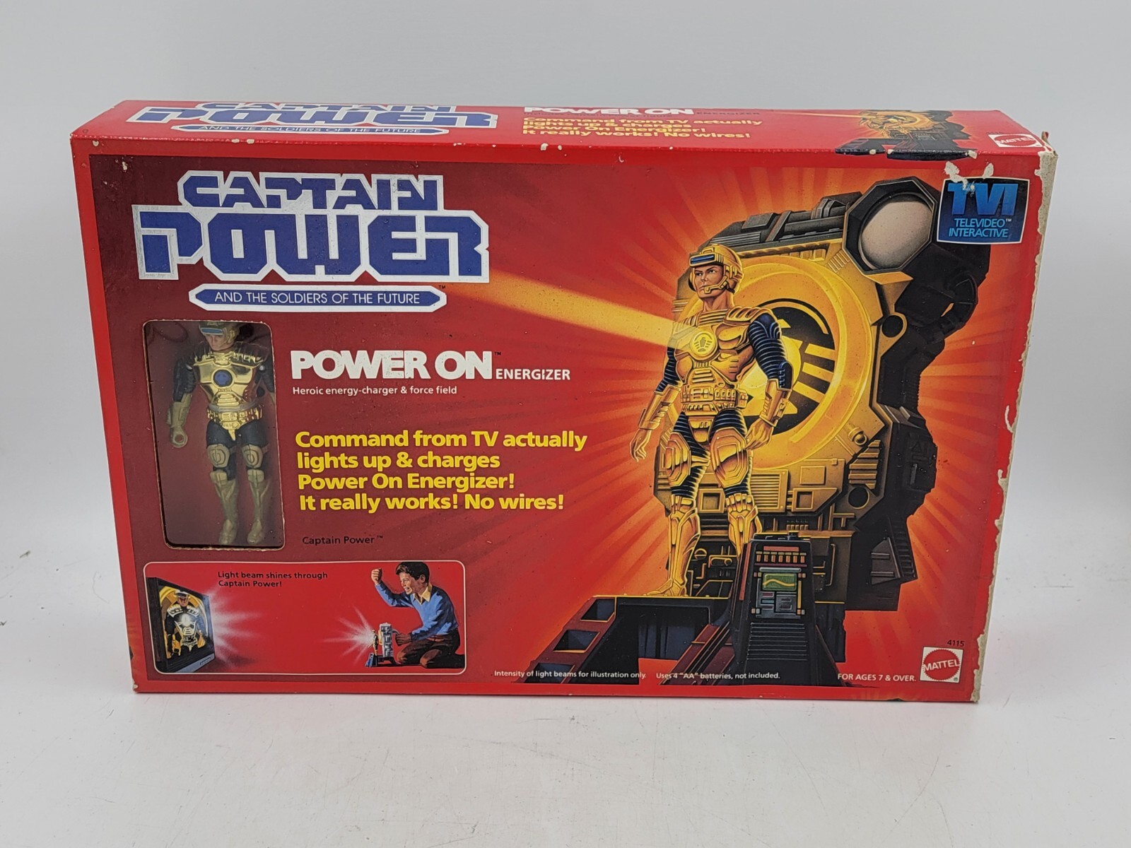 Sealed 1987 Mattel Captain Power – Power On Energizer 1