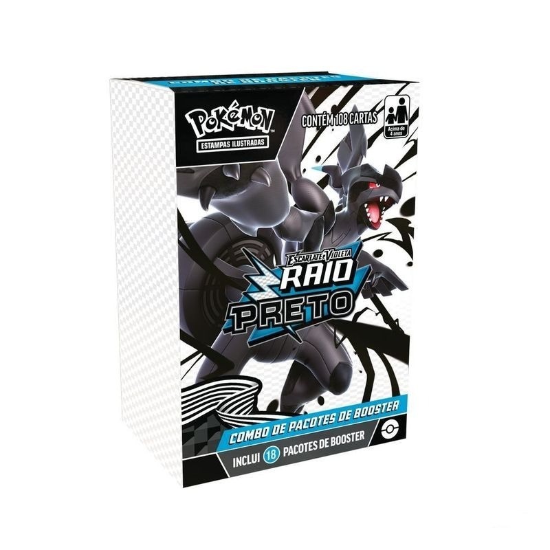 Pokemon TCG EV10.5 Black Bolt Booster Pack Raio Preto 108 Card Brazilian Game