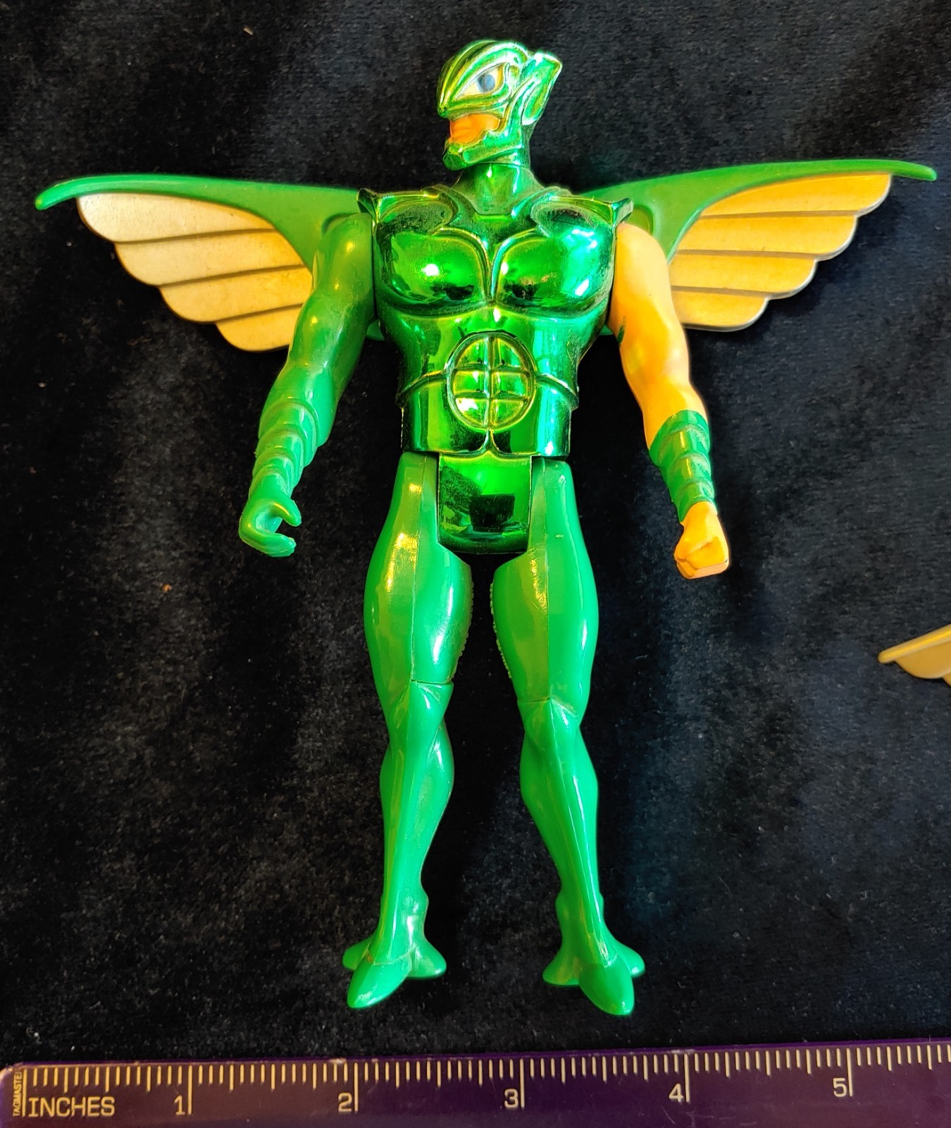 Vintage 1986 Kenner Silverhawks Flashback Figure Complete w/ Backlash Bird