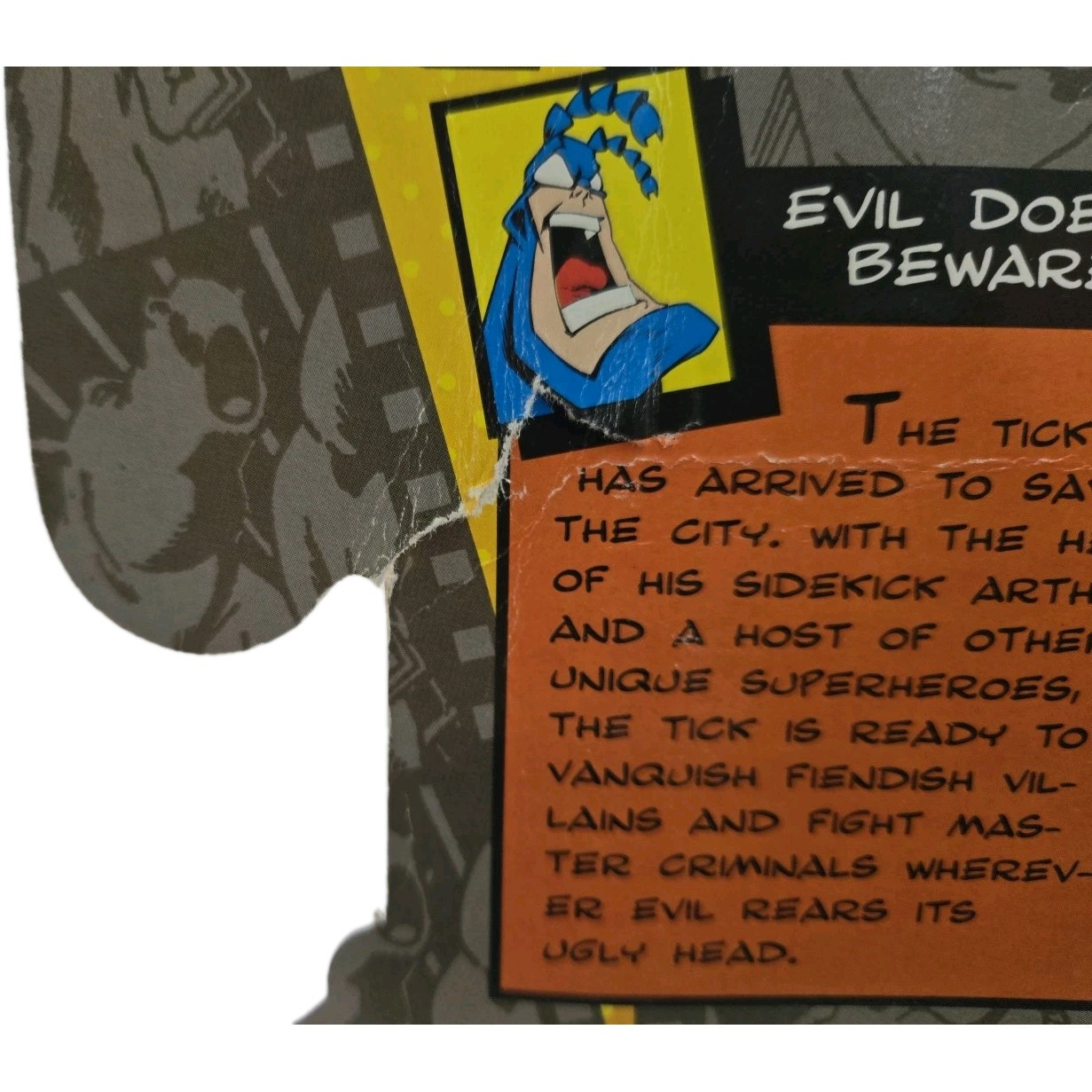 The Tick Projectile Human Bullet Action Figure Bandai Fox Kids Network 1994